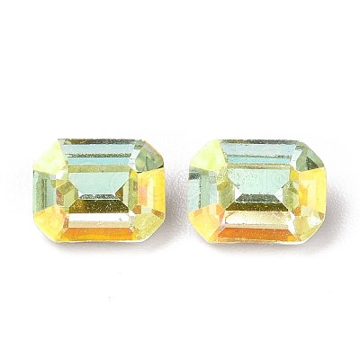 Light AB Style Glass Rhinestone Cabochons RGLA-J018-A-LA-1