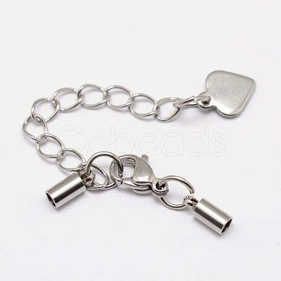 Tarnish Resistant 304 Stainless Steel Chain Extender STAS-I067-2mm-1