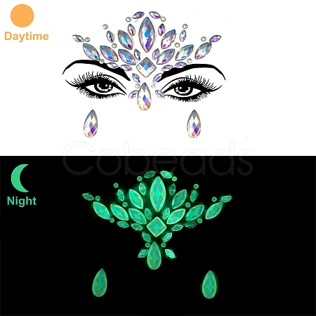 Luminous Glow in the Dark Removable Temporary Water Proof Tattoos Paper Stickers PW-WGF5E01-01-1