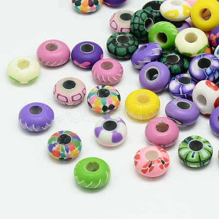 Polymer Clay Beads X-CLAY-T001-E-1