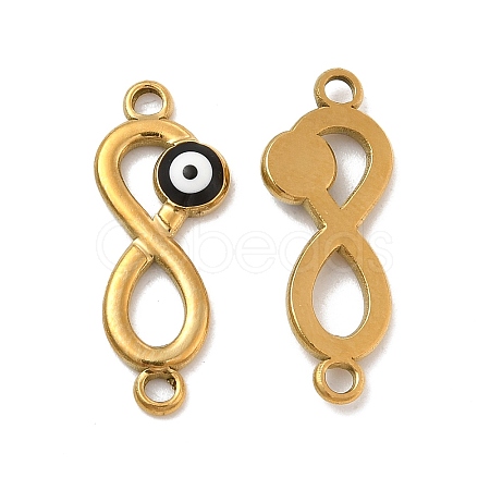 201 Stainless Steel Enamel Connector Charms STAS-P320-16G-02-1