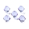 K9 Glass, Imitation Austrian Crystal Beads, Faceted, Bicone, Lavender, 6x6x6mm, Hole: 0.9mm