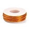 Round Aluminum Wire, Gold, 18 Gauge, 1mm, about 23m/roll