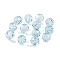 K9 Glass Imitation Austrian Crystal Beads, Faceted, Round, Light Blue, 6mm, Hole: 1mm