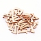 Chinese Cherry Wood Letter A~Z, Children Training Aid, BurlyWood, 10x4~11x0.18cm, 26pcs/set