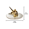 Animal Porcelain Jewelry Plate, Storage Tray for Rings, Necklaces, Earring, Unicorn, 120x80mm