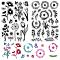 Custom Wall Theme PVC Plastic Clear Stamps, for DIY Scrapbooking, Photo Album Decorative, Cards Making, Flower, 160x110mm, 2pcs/set