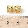 Brass Micro Pave Cubic Zirconia European Beads KK-E113-05G-3