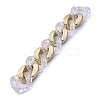 Handmade Acrylic Curb Chains AJEW-JB00629-02-2