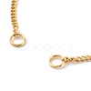 304 Stainless Steel Curb Chain Bracelet Makings AJEW-JB00995-3