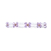 Woven Glass Flower Adjustable Braided Bead Bracelets for Women BJEW-MZ00100-7