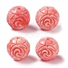 Synthetic Shell Dyed Carved Beads SHEL-H005-27-1