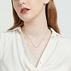 Natural Pearl Beaded Pendant Necklace JN1054A-3