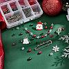 SUNNYCLUE DIY Christmas Charm Brooch Making Kit DIY-SC0019-53-4