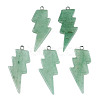 Natural Green Aventurine Pendants G-N332-53-A18-2