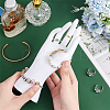 Plastic Mannequin Hand Jewelry Display Holder Stands RDIS-WH0009-014-3