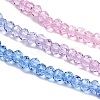 Transparent Painted Glass Beads Strands DGLA-A034-T2mm-A08-4