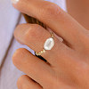 925 Sterling Silver with Natural Baroque Pearls Rings RJEW-Z030-03G-3