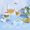 60Pcs Custom Mirror Acrylic Wine Glass Charms AJEW-FG0003-02B-5