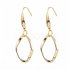 Alloy Twisted Ring Dangle Earring Sets EJEW-JE04503-2