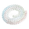 Transparent Glass Beads Strands X-GLAA-E036-07X-3