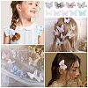 Nbeads 18pcs 9 style Lace Hair Barrettes PHAR-NB0001-06-5