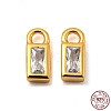 Real 18K Gold Plated 925 Sterling Silver Charms STER-K176-03E-G-1