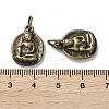 Tibetan Style Brass Pendants KK-M284-17AB-3