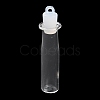 Clear Glass Wishing Bottle Pendants GLAA-A010-01I-1