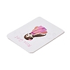 Rectangle Paper Hair Clip Display Cards CDIS-C004-03B-4