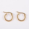 Ring 304 Stainless Steel Hoop Earrings X-EJEW-P040-02-1