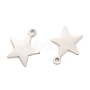 Tarnish Resistant 304 Stainless Steel Charms STAS-I151-32P-2