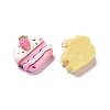 Opaque Cute Resin Decoden Cabochons RESI-B024-01C-2