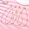 Natural Mixed Gemstone & Glass Seed Beaded Necklace NJEW-JN04425-2