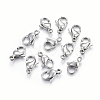 304 Stainless Steel Lobster Claw Clasps STAS-F182-01P-C-2