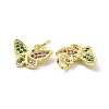 Brass Micro Pave Colorful Cubic Zirconia Charms KK-E068-VF097-3