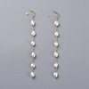 Natural Cultured Freshwater Pearl Dangle Earrings EJEW-JE03827-01-1