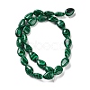 Synthetic Malachite Beads Strands G-K357-A02-01-3