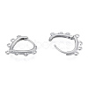 Tarnish Resistant 304 Stainless Steel Hoop Earrings Findings STAS-N092-192-3