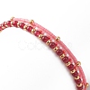 3Pcs 3 Style Natural Jade & Glass Seed Beaded Stretch Bracelets Set for Women  BJEW-JB09171-02-5