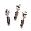 Natural Tiger Eye Pendants G-L512-M03-1