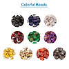 Craftdady 200Pcs 10 Colors Electroplate Glass Seed Beads SEED-CD0001-03B-11