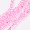 Spray Painted Crackle Glass Beads Strands CCG-Q001-4mm-02-1