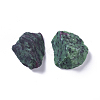 Rough Raw Natural Ruby in Zoisite Beads G-WH0003-03-2