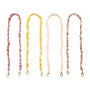 Givenny-EU 4Pcs 4 Colors Acrylic Beads Bag Strap FIND-GN0001-06-1