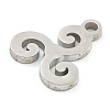 Non-Tarnish 304 Stainless Steel Charms STAS-Z076-01P-03-2