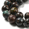 Natural Chrysocolla Beads Strands G-A219-A04-03-3