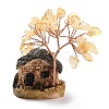 Resin & Natural Mixed Stone Model Ornament DJEW-Z001-01-3