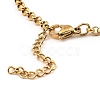 201 Stainless Steel Link Bracelet for Women BJEW-D062-01D-3