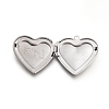 Non-Tarnish Valentine's Day 304 Stainless Steel Locket Pendants STAS-K192-17P-3